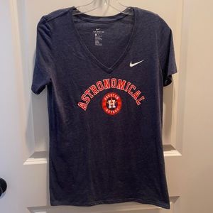 Nike  v neck ladies Astros tee